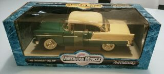 American Muscle 1955 Chevrolet Bel Air Diecast Collectors Edition 1:18 Ertl
