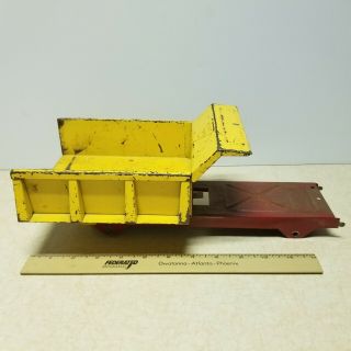 Toy Vintage 1960s Nylint Pressed Steel Ford Dump Truck Bed And Frame