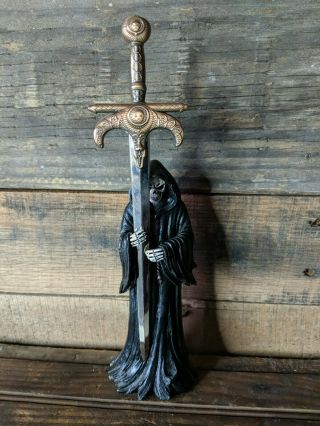 Grim Reaper Figure With Sword