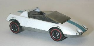 Redline Hotwheels White 1970 Jack Rabbit Special Oc8082