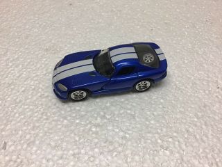 Hot Wheels Gone In 60 Sixty Seconds Blue White Dodge Viper Gts Chrome 6 Spokes