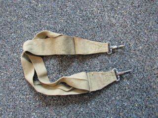 Wwii Us Army M - 1936 Mussette Bag Khaki Strap