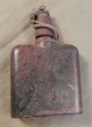 Wwii German Army,  Plastic Bottle For Wwii Gas Decontamination Kit,  Dated 1942