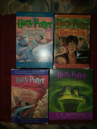 Harry Potter Audio Books Cassette And Cd: