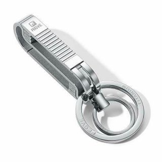 Belt Key Ring Holder Titanium Quick Release Integrated Spring Belt Key Clip (ti
