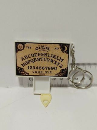 Vintage 1998 Hasbro Ouija Board Keychain Mini Board Game W/ Planchet