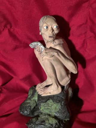 Smeagol Sideshow Weta Two Towers Lord Of The Rings Dvd Exclusive Gollum Statue