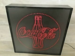 Vintage Rabbit Tanaka 33070 Coca - Cola Color - Changing Fiber Optic Light Box 2