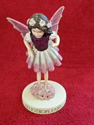 Retired Cicely Mary Barker Flower Fairies Figurine Heliotrope Fairy
