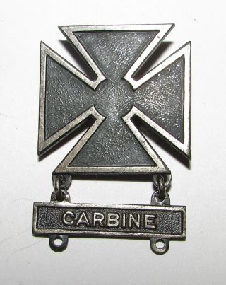 Sterling Ww2 Carbine Marksman Badge United States Army