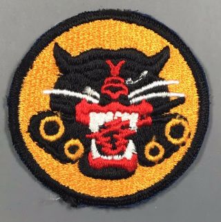 Wwii Us Army One Eyed Half Whisker Tank Destroyer Patch Cut Edges No Glow