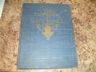 The Book Of Navy Songs Hardback 1955 Naval Academy