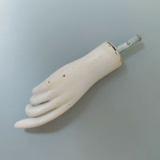 Vintage Large Female Mannequin Hand Retro Jewelry Store Display 5