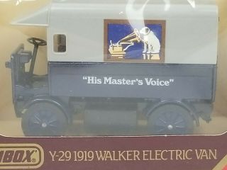 1986 Matchbox Models Of Yesteryear Y29 1919 Walker Electric Van Nipper Victrola