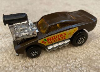 1972 Matchbox Brown Sugar Toy Car Vintage Vii Hot Rod Diecast