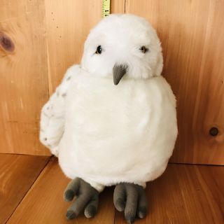 The Wizarding World Of Harry Potter White Owl 11 " Puppet Plush Toy W/ Sound (23)