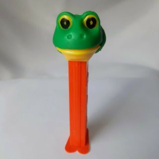 Vintage Pez Frog Whistle Footed With Feet Red Green Yugosalvia 4 "