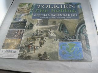 Tolkien The Hobbit 2013 - Calendar - Artwork By John Howe Alan Lee - Lotr