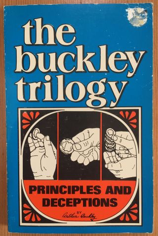 Vintage 1973 The Buckley Trilogy Principles And Deceptions Magic Book