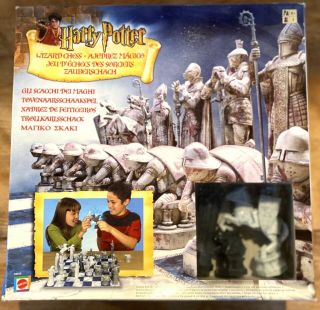 2002 Harry Potter Wizard Chess Set Mattel 43533 - Complete