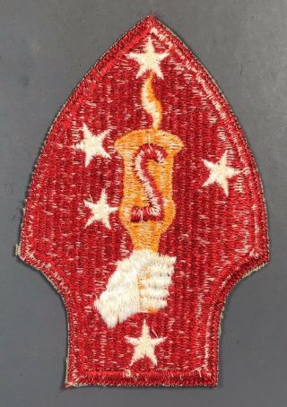 WWII US Marine Corps 2nd Division Patch Cut Edges No Glow 2