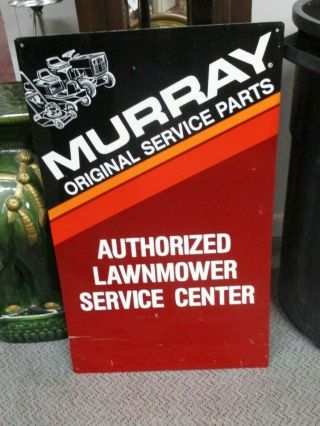 Vintage Murray Authorized Lawn Mower Service Metal Sign - 28.  5 " X 17.  5 "