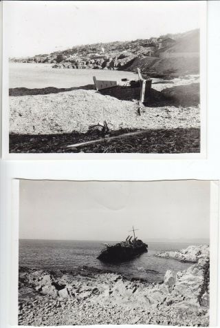 Wwii Us Army Photo Group (2) - Where 36th Id Landed In Invasion Of S.  France