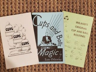 Three " Cups And Balls " Classic How - To Books