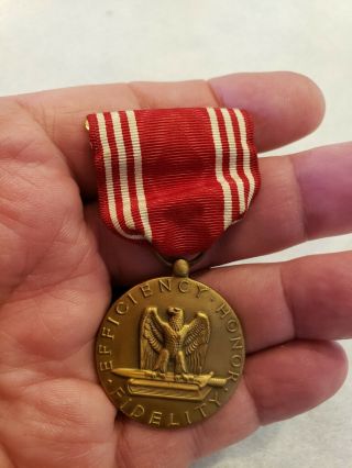 Ww2 Us Army Named Good Conduct Medal - Winona Mn Soldier
