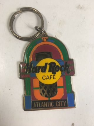 Atlantic City Hard Rock Cafe Juke Box Keychain