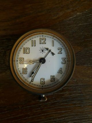 Vintage Ww2 Era Junghans German Dashboard Clock Not Running For Restoration Or P