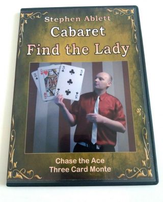 Cabaret Find The Lady By Stephen Ablett - Stage Magic Trick Dvd