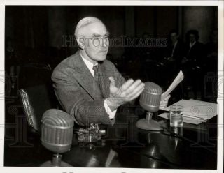 1944 Press Photo Joseph Grew,  Senate Military Affairs Hearing In Dc During Wwii
