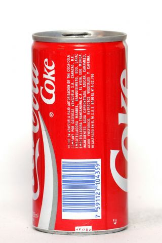 1994 Coca Cola can from Venezuela,  World Cup USA94 / Mexico 1986 2