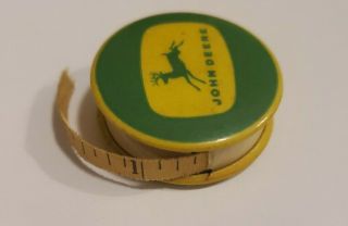 Early John Deere Celluloid Tape Measure - Tractor Advertising