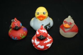 Rubber Duck Duckies Keychains American Heart Association Aha 3 Plus 1 Teacher