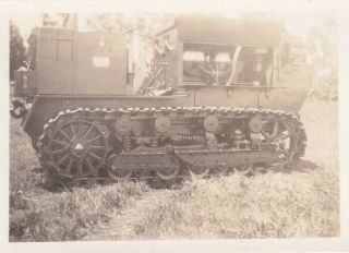 Pre - Wwii Photo 11th Field Artillery Hawaiian Division Holt Tractor 118