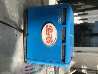 Vintage 1950’s Pepsi - Cola Blue Soda Pop Cooler Radio.  Parts Only