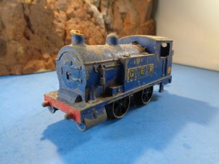 Dinky Toys Vintage G E R Diecast Steam Locomotive 87,  Made In England 5 - 144 - 1 - 5