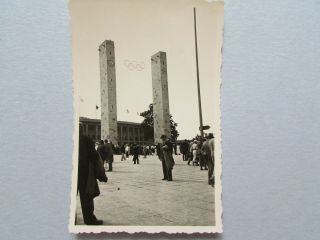 Wwii German Photo 1936 Berlin Olympic Stadium Entrance