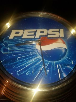Vintage Pepsi Round Wall Clock 18 