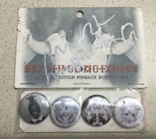 Mark Mothersbaugh Autographed " Mutants " Limited Edition Buttons (263)