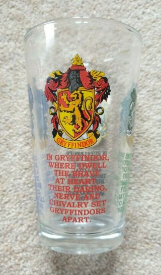 Official Harry Potter Hogwarts Crests Pint Glass