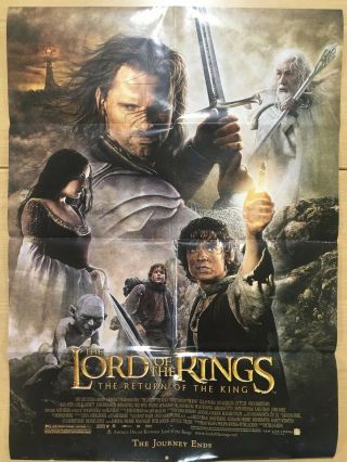 【fold Type】the Lord Of The Rings: The Return Of The King A1 Poster 02