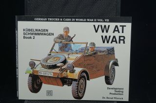 Ww2 German Vw At War Kubelwagen Schwimmwagen Book 2 Reference Book