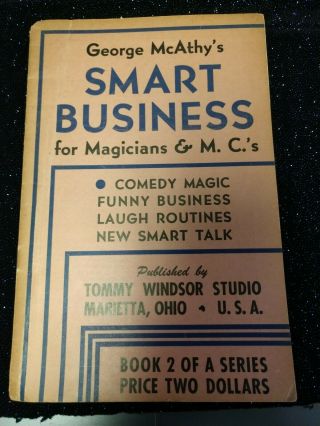 George Mcathy Smart Business For Magicians & M.  C.  