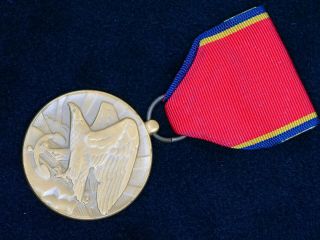 Us Navy Reserve Faithful Service Medal Wwii Korea Era.