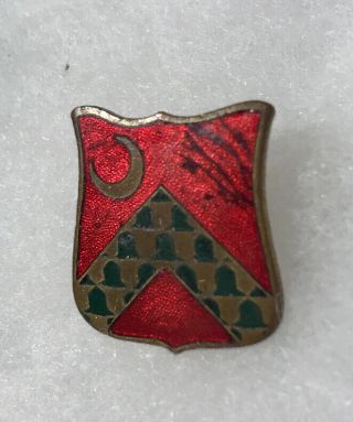 Screwback - Pre - WWII 67th Coastal Coast Artillery Unit Crest DUI Pin Badge - S2D 2