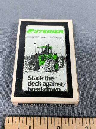 Vintage Steiger 4wd Tractor Playing Cards Advertising Deck