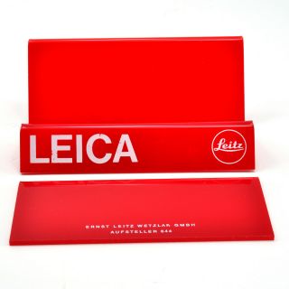 A Leica Red Plastic Camera Display Stands Ernst Leitz Wetzlar Gmbh Aufsteller644